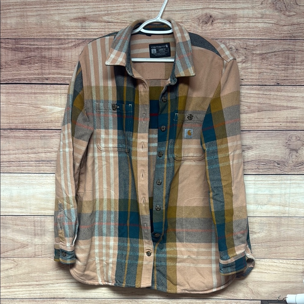 Carhartt Womens Multicolor Plaid Shackett